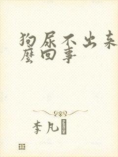 狗尿不出来尿怎么回事