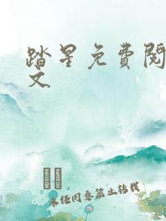 踏星免费阅读全文