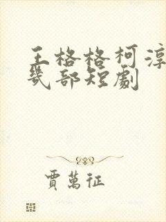 王格格柯淳合作几部短剧