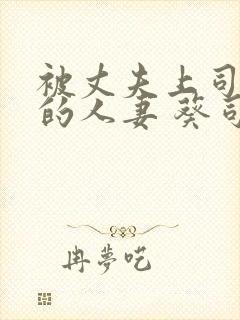 被丈夫上司侵犯的人妻 葵司