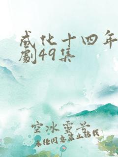成化十四年电视剧49集