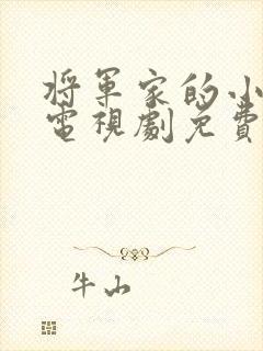 将军家的小娘子电视剧免费播放