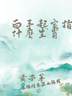 白手起家指的是什么生肖