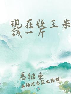 现在收玉米多少钱一斤