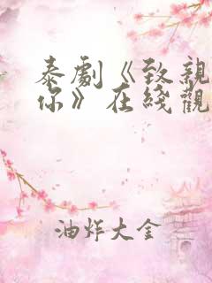 泰剧《致亲爱的你》在线观看全集