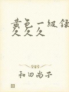 黄色一级录像片久久久