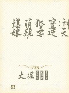 爆萌狐宝:神医娘亲要逆天白颜帝苍