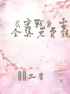 《密战》电视剧全集免费观看