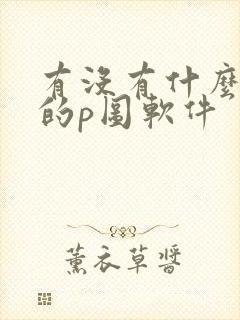 有没有什么免费的p图软件