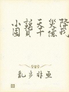 小说天灾降临:囤货千亿我在末世杀穿了