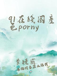 91在线国产九色porny