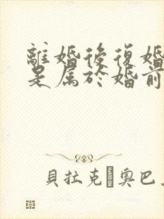 离婚后复婚财产是属于婚前财产吗