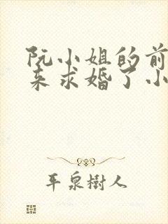 阮小姐的前夫又来求婚了小说