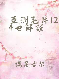 亚洲毛片1234也解说
