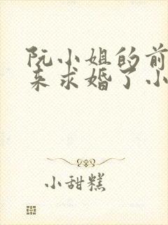 阮小姐的前夫又来求婚了小说全集