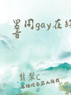 男同gay在线看