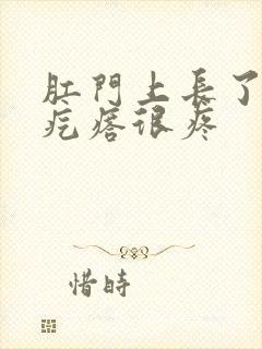 肛门上长了个硬疙瘩很疼