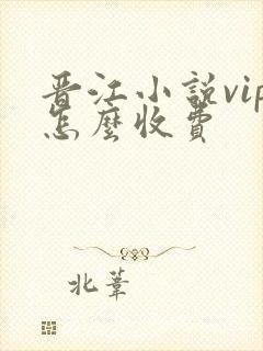 晋江小说vip怎么收费