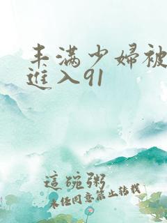 丰满少妇被猛烈进入91