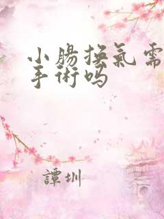 小肠换气需要做手术吗