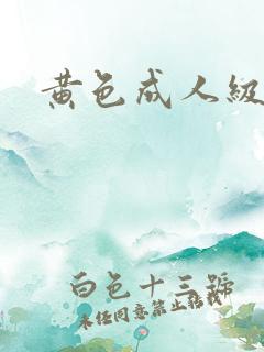 黄色成人级片