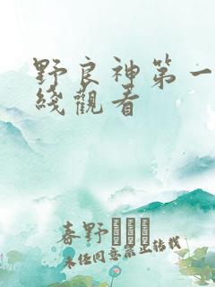 野良神第一季在线观看