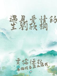 遇见爱情的利先生刘欣桐 遇见爱情的利先生刘欣桐