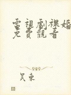 电视剧裸婚全集免费观看