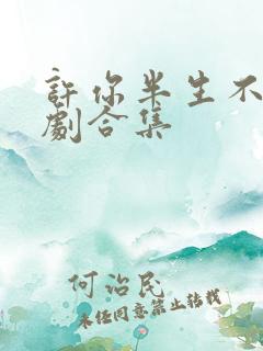 许你半生不见短剧合集 许你半生不见短剧合集