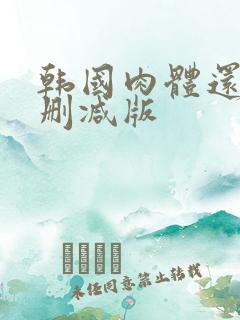 韩国肉体还债未删减版
