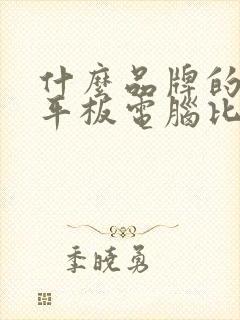 什么品牌的学生平板电脑比较好用