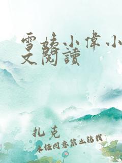 雪姨小伟小说全文阅读