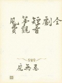 风筝短剧全集免费观看
