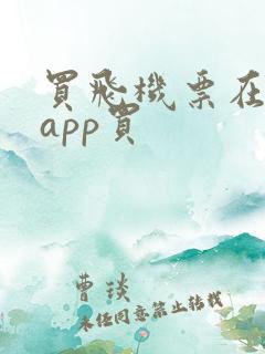买飞机票在哪个app买
