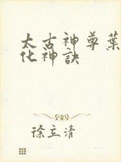 太古神尊叶风造化神诀