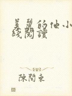 美丽的他小说在线阅读
