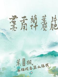 君子兰叶片不油亮用什么肥