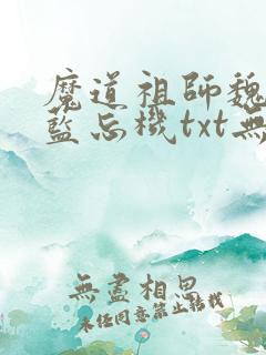 魔道祖师魏无羡蓝忘机txt无删减