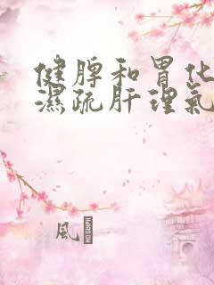健脾和胃化痰祛湿疏肝理气 健脾和胃化痰祛湿疏肝理气