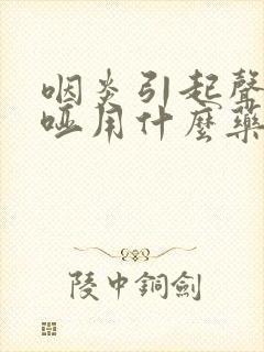 咽炎引起声音嘶哑用什么药