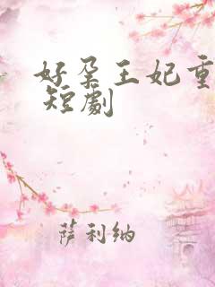好孕王妃重生记 短剧