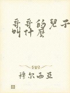 哥哥的儿子管我叫什么