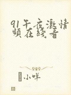 91午夜激情视频在线看 91午夜激情视频在线看