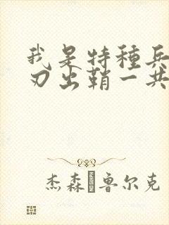 我是特种兵之利刃出鞘一共多少集