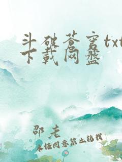 斗破苍穹txt下载网盘