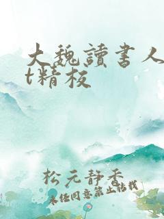 大魏读书人txt精校