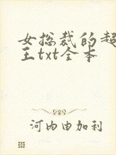 女总裁的超级兵王txt全本