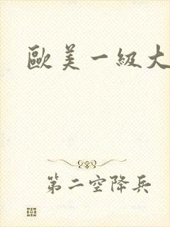 欧美一级大黑吊