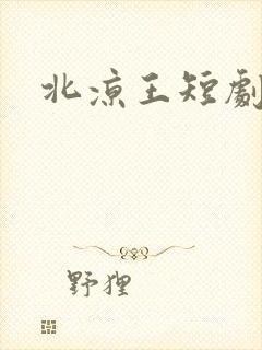 北凉王短剧免费