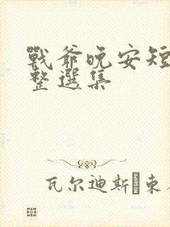 战爷晚安短剧完整选集
